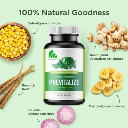 Women'S Prebiotics, Intestinal Health Prebiotic Fiber, Digestive Health - Probiotic Food Capsules | Probiotic Supplements