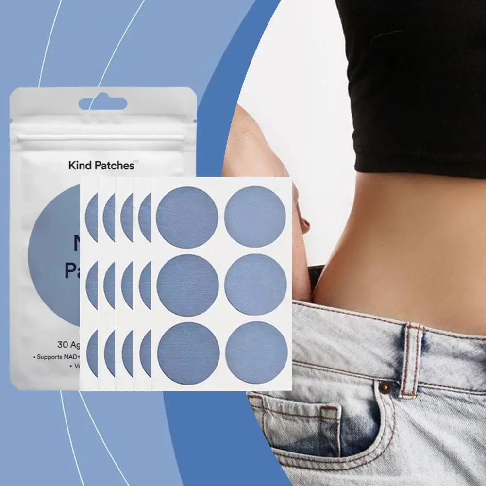 NAD Body Patches Gentle Soothing Enhance Energy Immune Support Weight Loss Patches,Relieve Body Fatigue Stickers