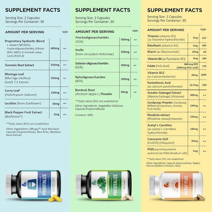 Women'S Package Capsules - Energy Vitamins, Probiotics, Probiotics, Digestive Immune Health Support, Reduce Abdominal Distension