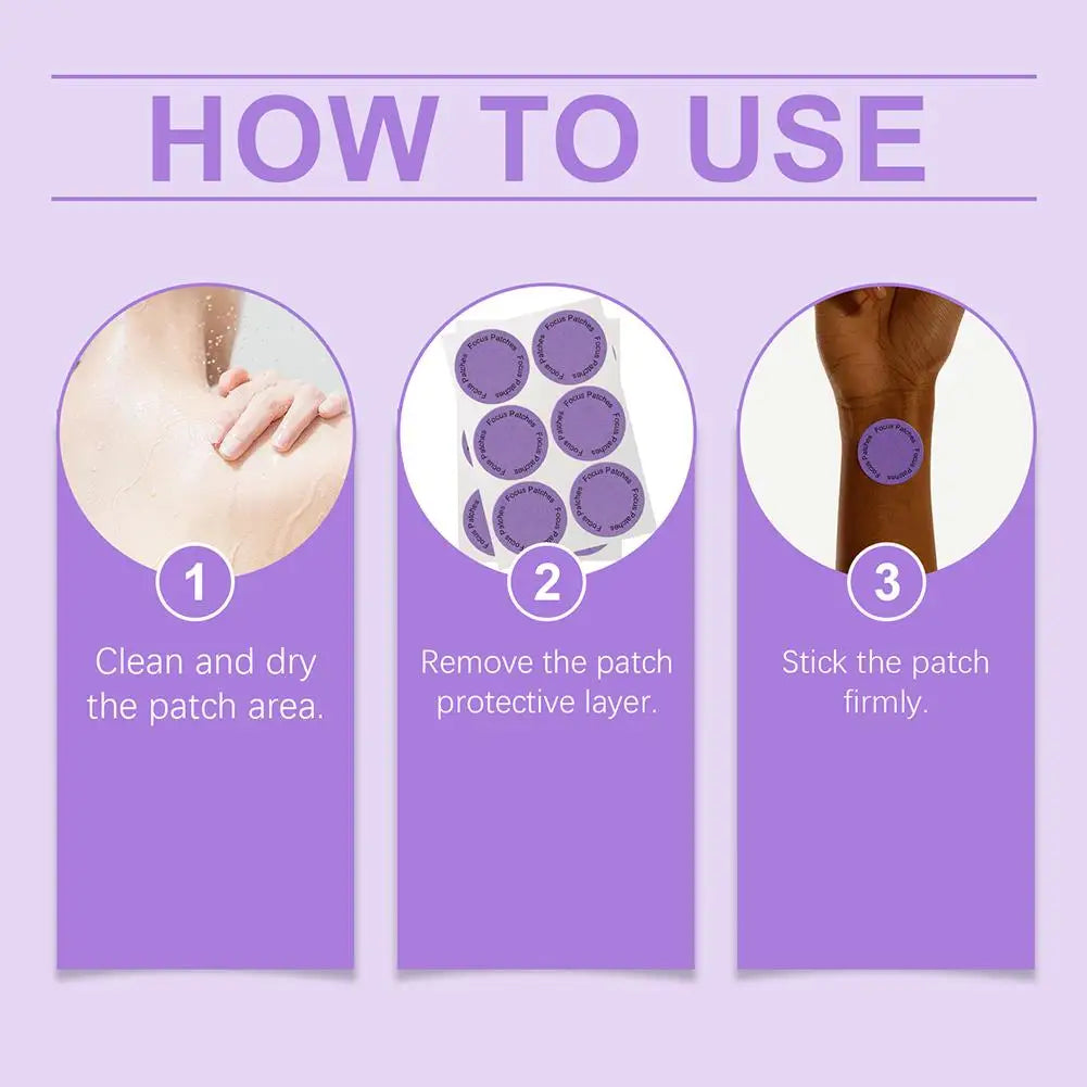 Body Care Assist Patches Stay Focused Provide Motivation Positive Mindset Reduce Distractions Body Care Aid Patch Health