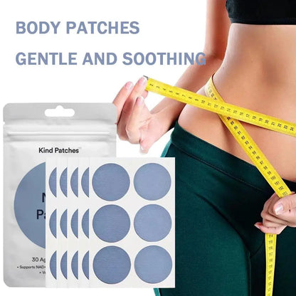 NAD Body Patches Gentle Soothing Enhance Energy Immune Support Weight Loss Patches,Relieve Body Fatigue Stickers